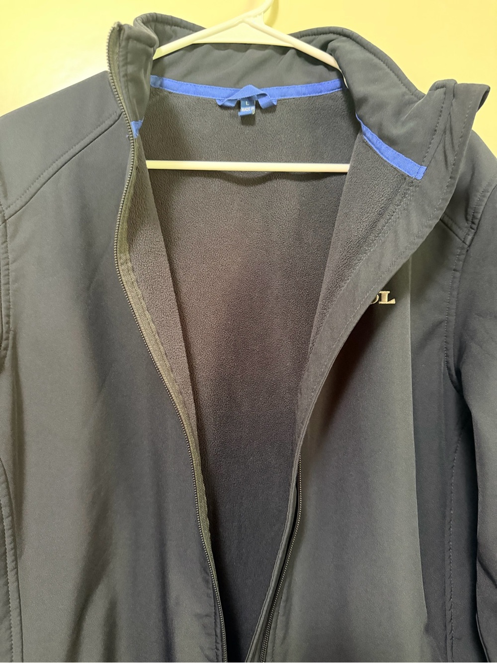 Men's Navy Softshell Performance Jacket - Picture 2 of 6